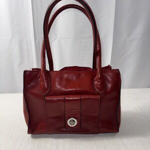 Women's Pelle Studio Red Leather Shoulder Bag